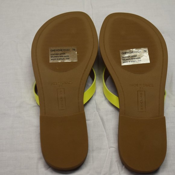 NEW Steven Chey Yellow Neon Sandals Multiple Sizes - Picture 4 of 4